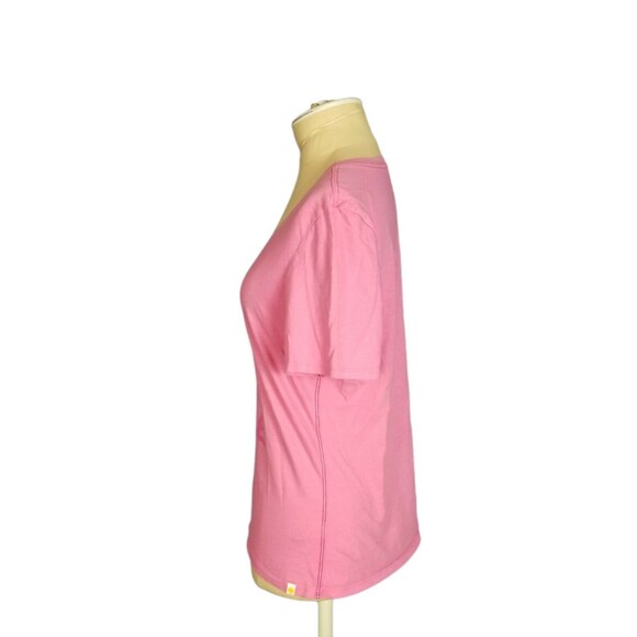Life is Good Women's Pink Short Sleeve Tee Shirt Good Day Sunshine Small - Picture 3 of 5
